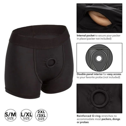 CALEXOTICS - GESCHIRR IM BOXER-STIL S/M - Strapon Gurte
