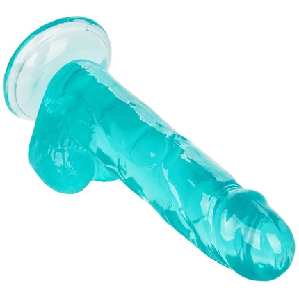 CALEXOTICS - GRÖSSE KÖNIGIN-DILDO BLAU 15.3 CM - Dildo mit Saugnapf