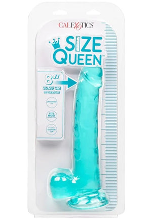 CALEXOTICS - GRÖSSE KÖNIGIN-DILDO BLAU 20.3 CM - Dildo mit Saugnapf