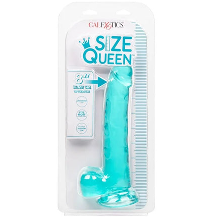 CALEXOTICS - GRÖSSE KÖNIGIN-DILDO BLAU 20.3 CM - Dildo mit Saugnapf