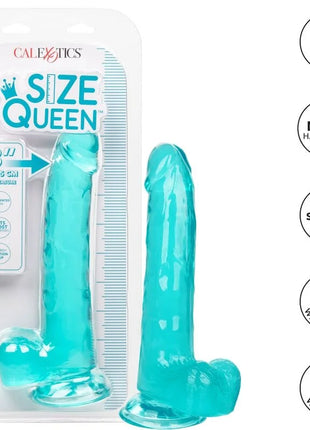 CALEXOTICS - GRÖSSE KÖNIGIN-DILDO BLAU 20.3 CM - Dildo mit Saugnapf