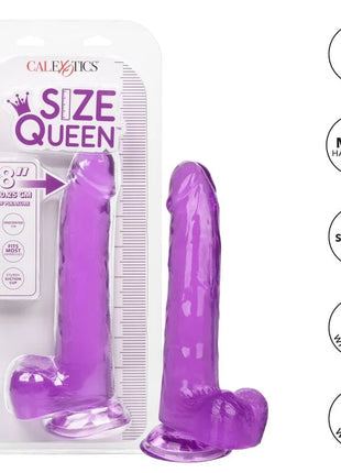 CALEXOTICS - GRÖSSE KÖNIGIN-DILDO LILA 20.3 CM - Dildo mit Saugnapf
