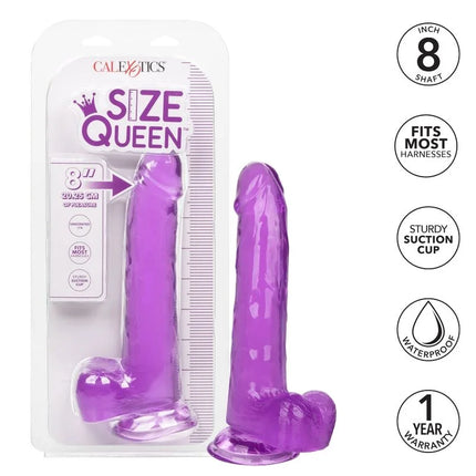 CALEXOTICS - GRÖSSE KÖNIGIN-DILDO LILA 20.3 CM - Dildo mit Saugnapf