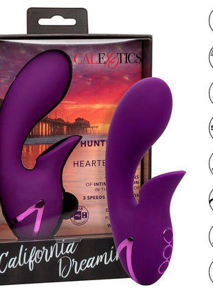 CALEXOTICS - HUNTINGTON BEACH HEARTBREAKER STIMULATOR & SUCKER LILA VON CALIFORNIA DREAMING - Klitorissauger
