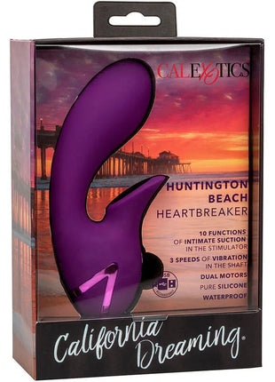 CALEXOTICS - HUNTINGTON BEACH HEARTBREAKER STIMULATOR & SUCKER LILA VON CALIFORNIA DREAMING - Klitorissauger