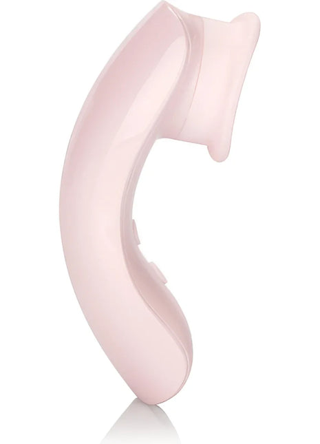 Pink silikongesichtsgerät mit ergonomischem design und glänzend glatter oberfläche von calexotics inspirieren sie flackernde intime erreger