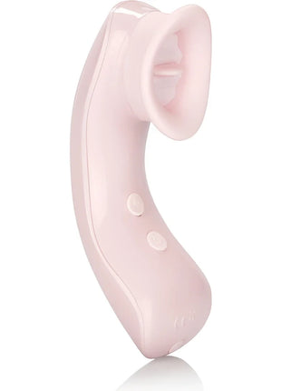 Pink silikon saugkopfvibrator mit zwei steuerungstasten von calexotics für intime reizungen