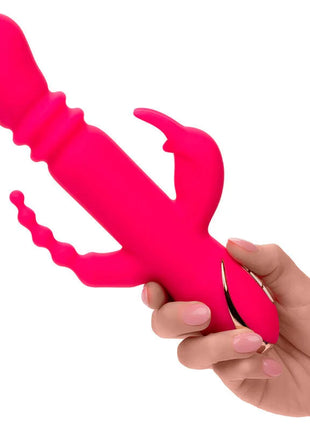 CALEXOTICS - JACK FANTASY DREIFACH BEHEIZTER VIBRATOR RABBIT ROSA