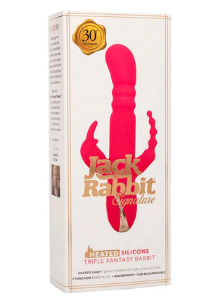 CALEXOTICS - JACK FANTASY DREIFACH BEHEIZTER VIBRATOR RABBIT ROSA