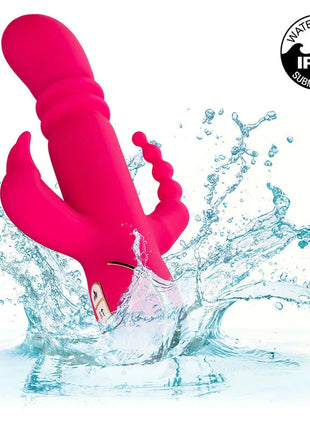 CALEXOTICS - JACK FANTASY DREIFACH BEHEIZTER VIBRATOR RABBIT ROSA