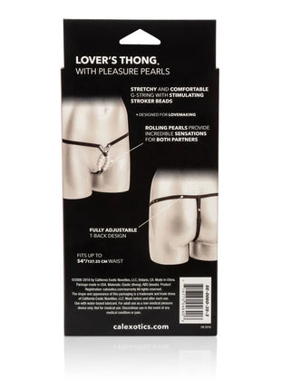 CALEXOTICS - LOVERS TANGA MIT GENUSSPERLEN