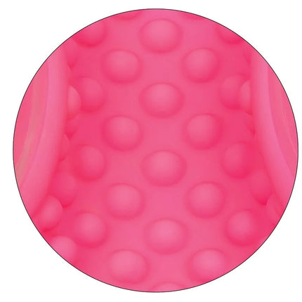 Calexotics masturbator mit perlengriff in leuchtendem pink aus silikon mit strukturierten, erhabenen domes
