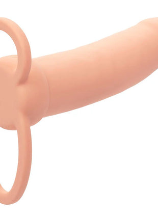 CALEXOTICS - MAXX THICK DUAL PENETRATOR 10 VIBRATIONEN FLEISCH - Penishülle mit Verlängerung