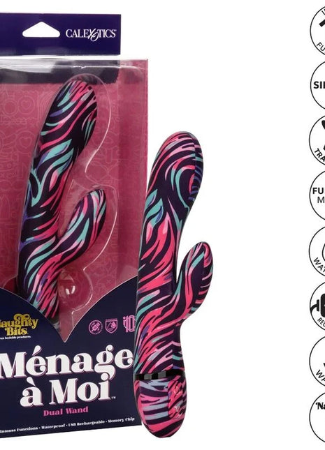 CALEXOTICS - MENAGE A MOI DUAL WAND VIBRATOR - Rabbit-Vibratoren