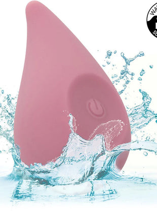 Calexotics mod flair stimulator rosa pink teardrop-shaped waterproof vibrator mit matter oberfläche und integrierter taste