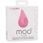 Pink teardrop mod flair stimulator rosa aus flüssigsilikon für persönliche vibration und reizgebung