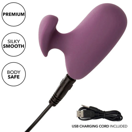 Lila silikon erwachsenenspielzeug mit ergonomischem design und usb-ladekabel von calexotics mod touch stimulator