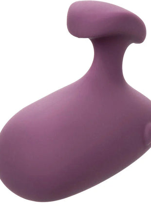 Calexotics mod touch stimulator lila ist ein lila silikonspielzeug mit glattem, abgerundetem körper und kleinem seitlichem knopf