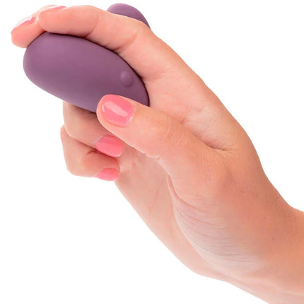 CaleXotics mod touch stimulator lila silikon stressball mit glatter rundung und kleiner kreisförmiger eindellung