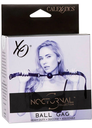 CALEXOTICS - NOCTURNAL BALL GAG SILIKON SCHWARZ