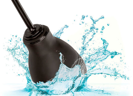 Calexotics one way analdusche schwarz schwarzer gummiballon mit langem schlanken aufsatz