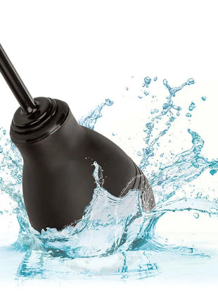 Calexotics one way analdusche schwarz schwarzer gummiballon mit langem schlanken aufsatz
