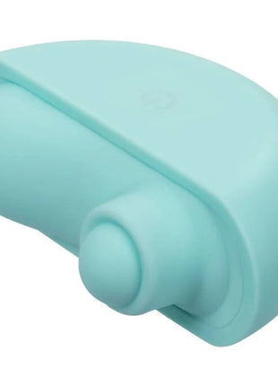 Calexotics ovation acclaim stimulator aqua green glattes hellblaues silikon mit ergonomischer form und zwei knöpfen