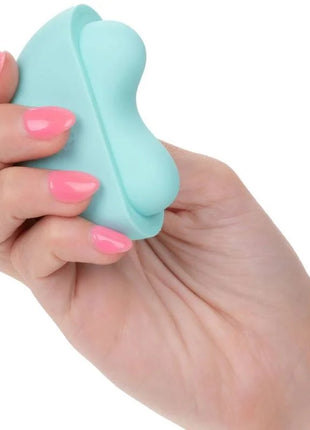 Calexotics ovation applause stimulator aqua green ein hellblauer, weicher silikon-stressball mit abgerundeter, leicht strukturierter oberfläche