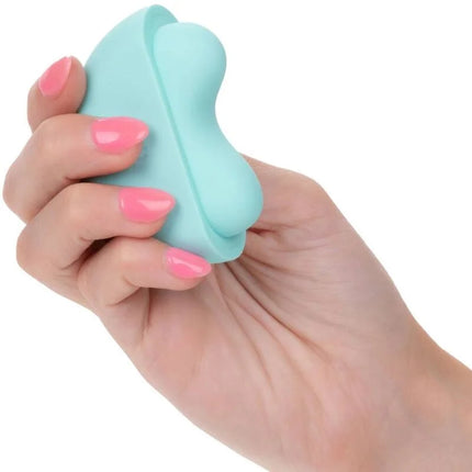 Calexotics ovation applause stimulator aqua green ein hellblauer, weicher silikon-stressball mit abgerundeter, leicht strukturierter oberfläche