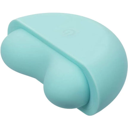 Calexotics ovation applause stimulator aqua green ergonomisches mauspad aus leichtem blauem silikon mit glattem rundem design
