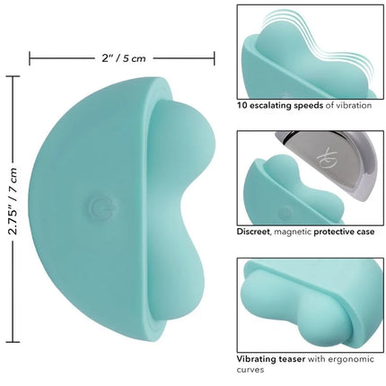 Kalexotics ovation applause stimulator aqua green vibrierender teaser in türkis mit ergonomischer form und silikongehäuse