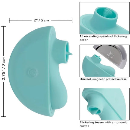 CALEXOTICS - OVATION RAVE STIMULATOR AQUA GREEN - Minivibrator