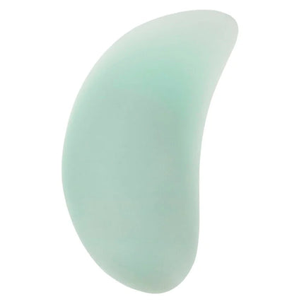 Ein glattes, mintgrünes jadeähnliches massagegerät mit ergonomischer form von calexotics pacifica bali teaser 10 funktionen aqua