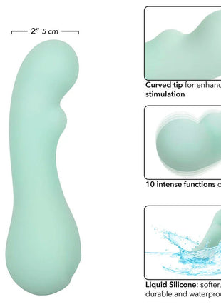 CALEXOTICS - PACIFICA BORA BORA ESTIMULATOR G-SPOT 10 VIBRATIONEN AQUA