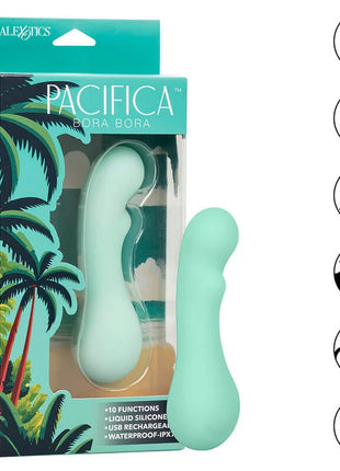 CALEXOTICS - PACIFICA BORA BORA ESTIMULATOR G-SPOT 10 VIBRATIONEN AQUA