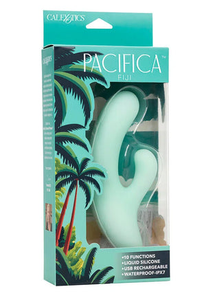 CALEXOTICS - PACIFICA FIJI VIBRATOR & ESTIMULATOR G-PUNKT 10 VIBRATIONEN AQUA