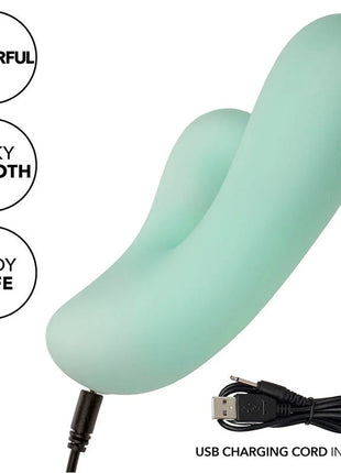 CALEXOTICS - PACIFICA FIJI VIBRATOR & ESTIMULATOR G-PUNKT 10 VIBRATIONEN AQUA