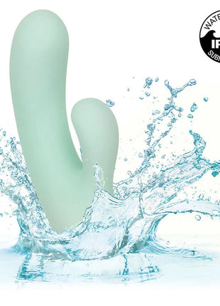 CALEXOTICS - PACIFICA FIJI VIBRATOR & ESTIMULATOR G-PUNKT 10 VIBRATIONEN AQUA