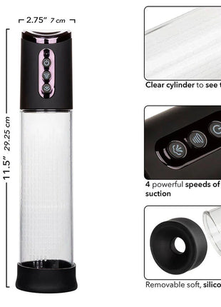 CALEXOTICS - PEAK 4-GESCHWINDIGKEITS-SAUGPUMPE SCHWARZ