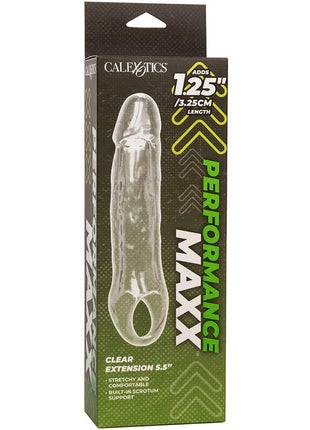 Klare silikon performance maxx verlängerung von calexotics transparent 5,5 zoll