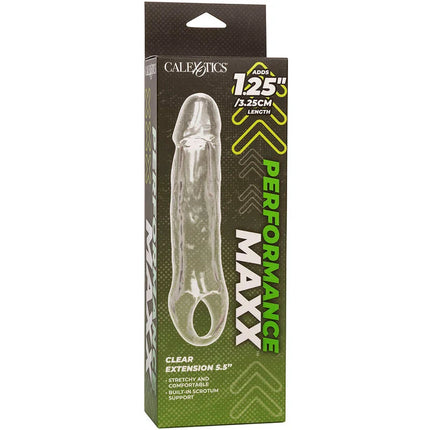 Klare silikon performance maxx verlängerung von calexotics transparent 5,5 zoll