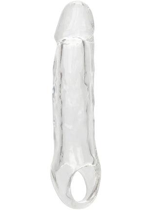 CALExotics performance Maxx transparent silikon cockring mit strukturierter Oberfläche und ovaler Öffnung