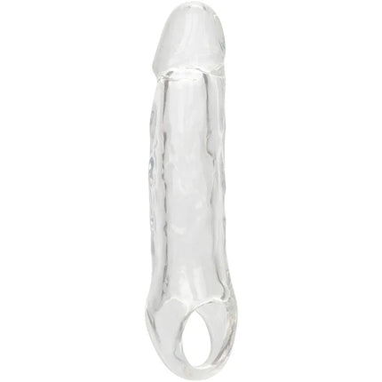 CALExotics performance Maxx transparent silikon cockring mit strukturierter Oberfläche und ovaler Öffnung