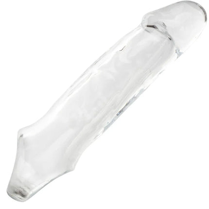 Transparent glass dildo in clear color from CalExotics Performance Maxx 7,5 extension model