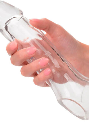 Calexotics performance maxx clear extension 7,5 transparent silikonhülle mit glatter oberfläche und ergonomischem design