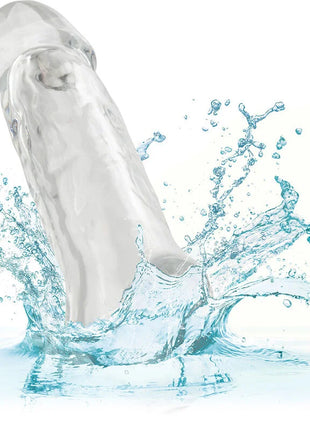 CaleXotics performance maxx clear extension 7,5 transparent silikon dildo mit glatter, transparenter oberfläche und realistischen konturen