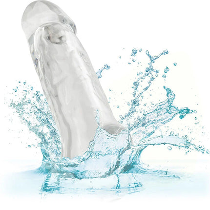 CaleXotics performance maxx clear extension 7,5 transparent silikon dildo mit glatter, transparenter oberfläche und realistischen konturen