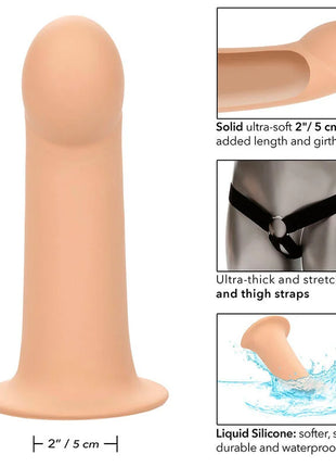 CALEXOTICS - PERFORMANCE MAXX EXTENSION MIT GURT LIGHT SKIN - Penishülle mit Verlängerung
