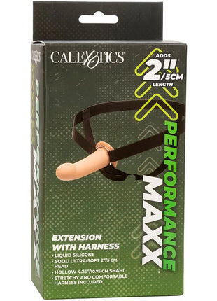 CALEXOTICS - PERFORMANCE MAXX EXTENSION MIT GURT LIGHT SKIN - Penishülle mit Verlängerung