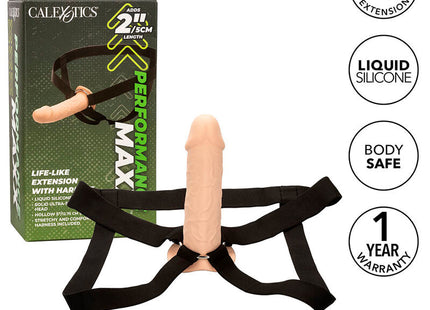 CALEXOTICS - PERFORMANCE MAXX LEBENSECHTE VERLNGERUNG MIT GURT HELLE HAUT - Strap-on
